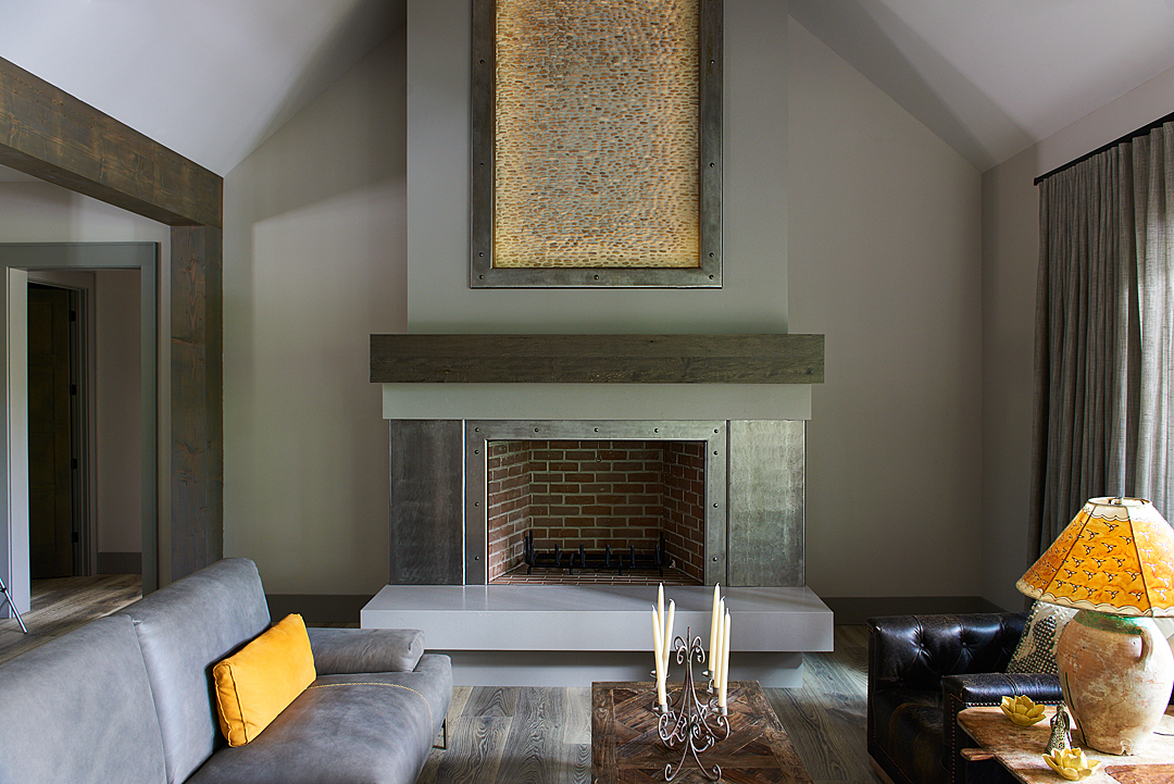 Custom fireplace